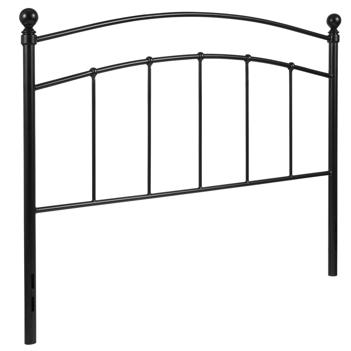 Black Contemporary Open Vertical Headboard - Full Size Y20741