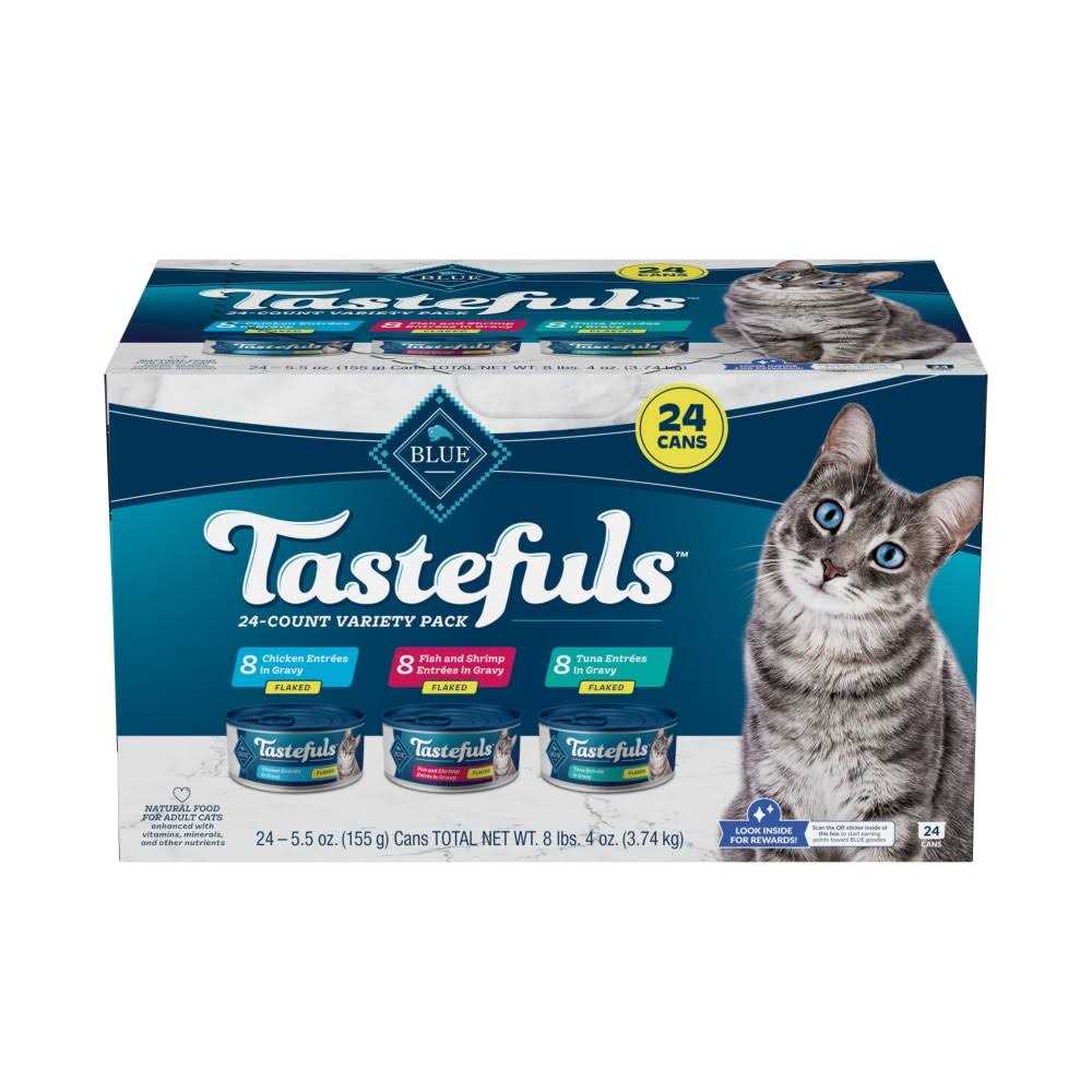 Tuna Chicken Fish & Shrimp Flaked Wet Cat Food P638161