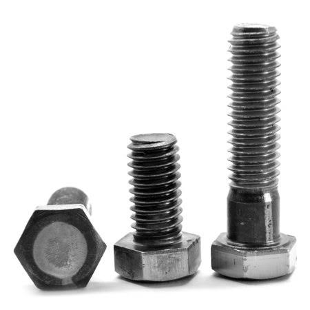 5/16 inch-18 x 2 inch Coarse Thread Grade 2 Hex Cap Screw Low Carbon Steel Plain Finish Pk 800 B647550