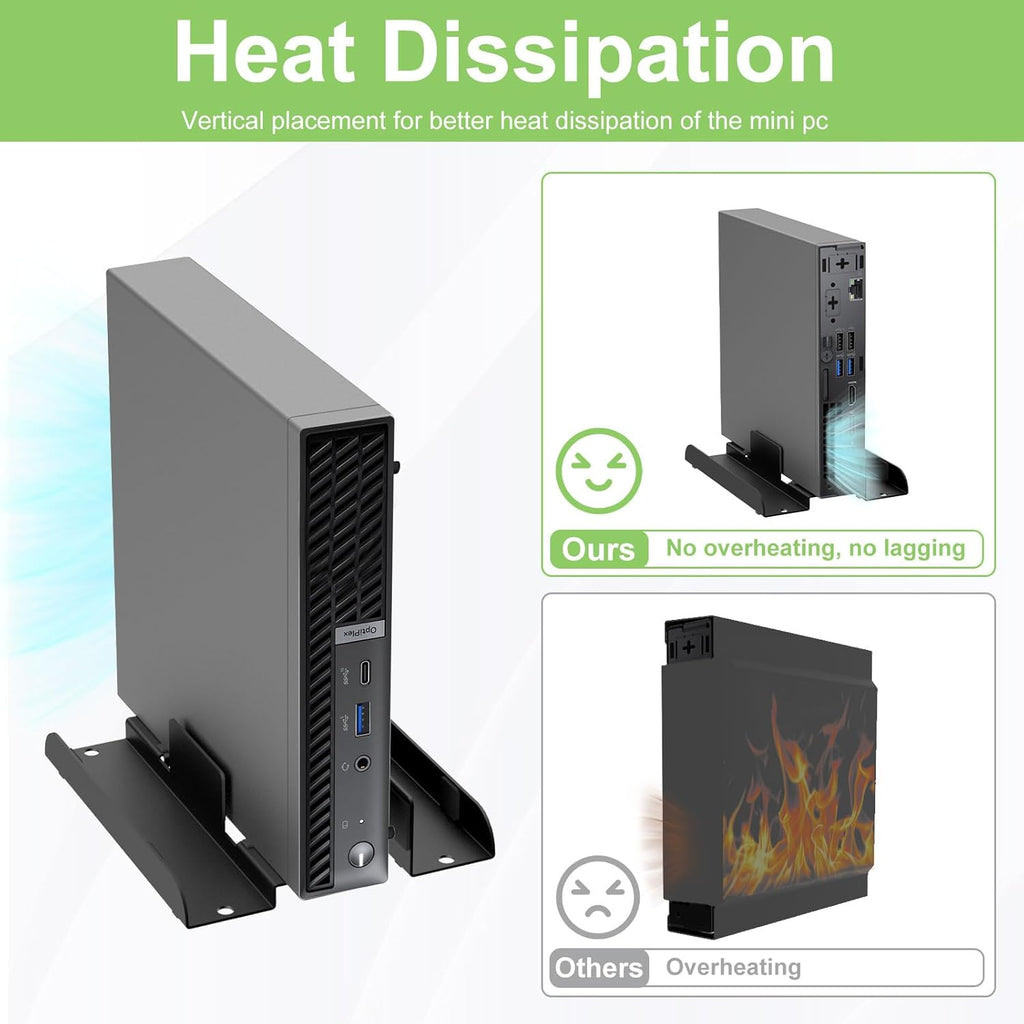 Adjustable Vertical Desk Stand for Mini PC C108582