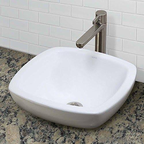 Semi-Recessed Vessel White M7169