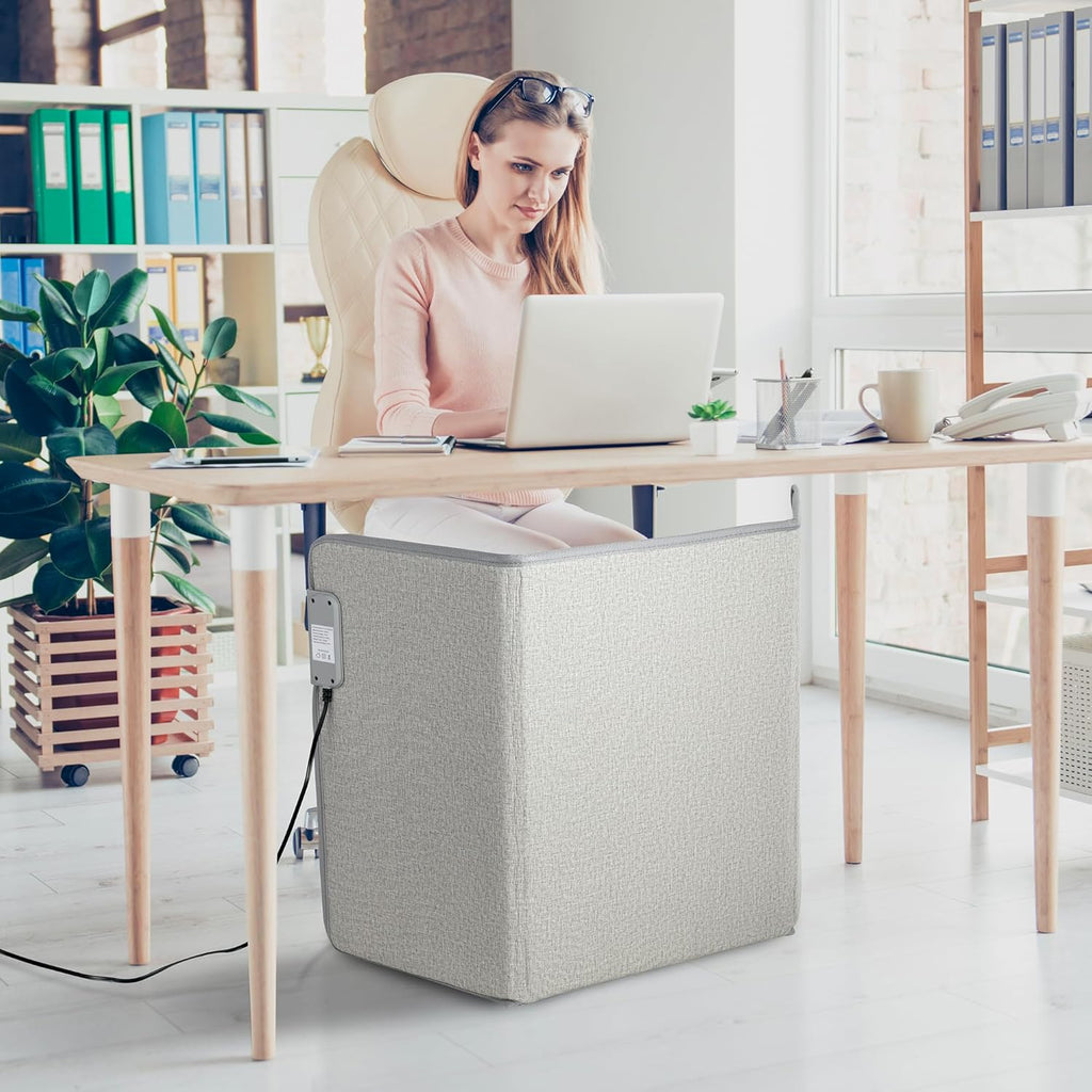 3 in 1 Space Heater with Heated Floor Mat & Side Table W765