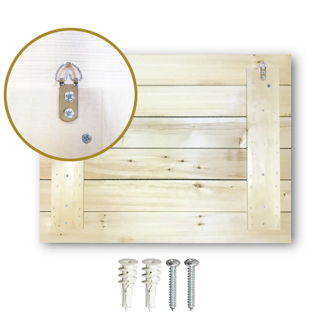 Natural Pine Wood Architecture Print H267