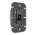 Toggle Slide Dimmer Single Pole 3-Way 1100VA Black R117