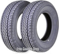 Set 2 Trailer Tires ST225/75R15 10PR Load Range E Radial O153