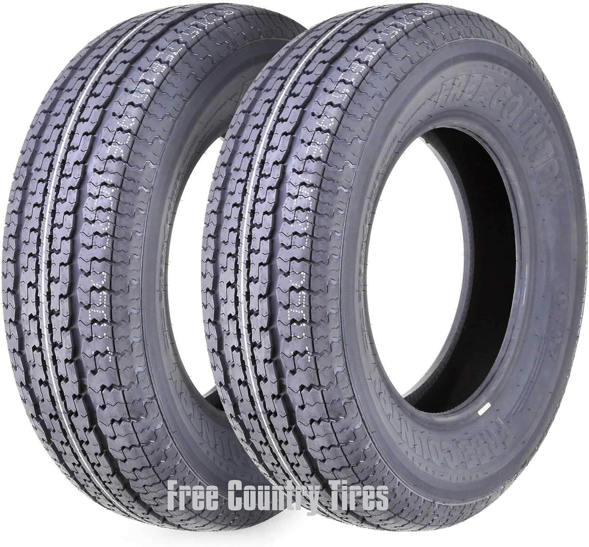 Set 2 Trailer Tires ST225/75R15 10PR Load Range E Radial O153