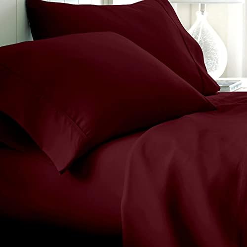 White 1000 Thread Count Cotton Sheets Set 4Pc W32813