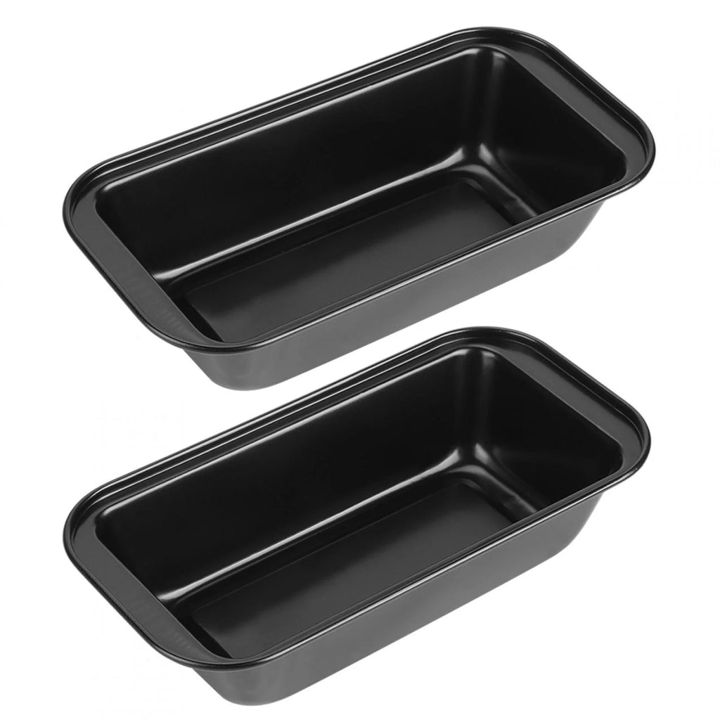 Mini moldes rectangulares antiadherentes de acero al carbono para pan V660