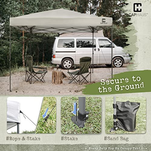 12ft x 12ft White Pop Up Canopy Tent with Wheeled Carry Bag E89764