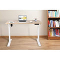 Rustic Brown Electric Standing Desk Y947945