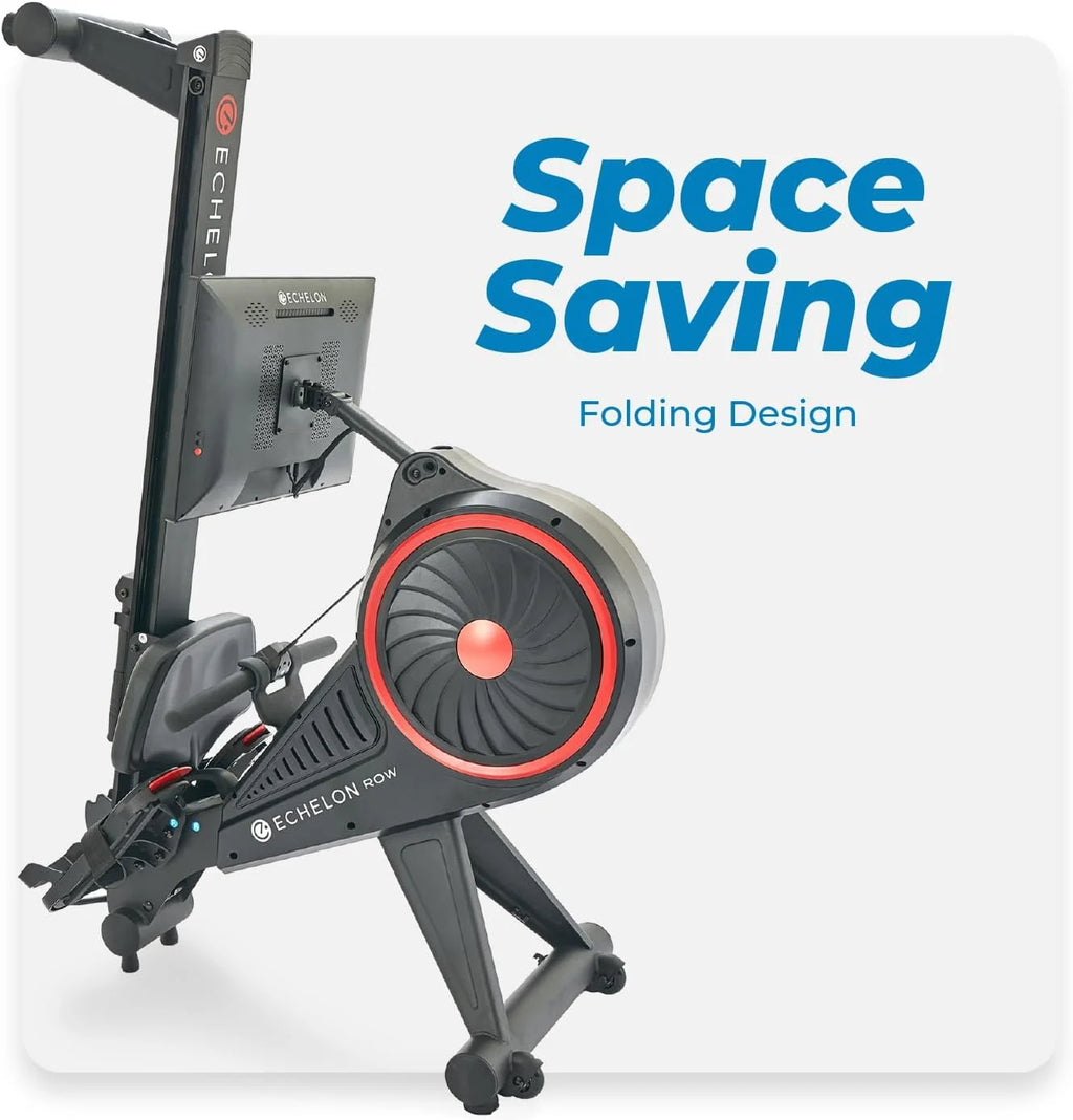 Smart Rowing Machine with 22 HD Rotating Touchscreen V75058