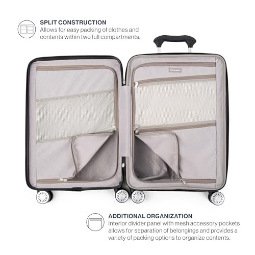 Royal Blue 21 Inch Hardside Expandable Luggage with 8 Spinner Wheels B3103