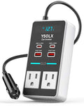 300W DC 12V to 110V AC Car Power Inverter with USB-C & USB-A L6946