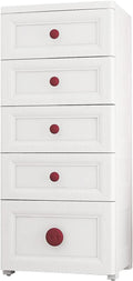 Plastic 5 Drawer Storage Cabinet Y7265