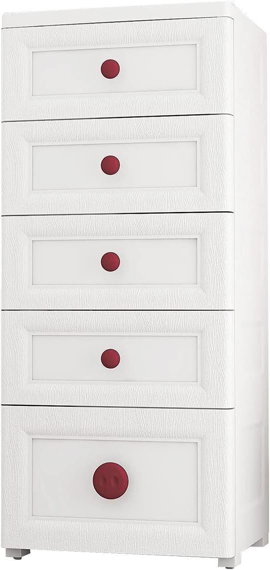 Plastic 5 Drawer Storage Cabinet Y7265