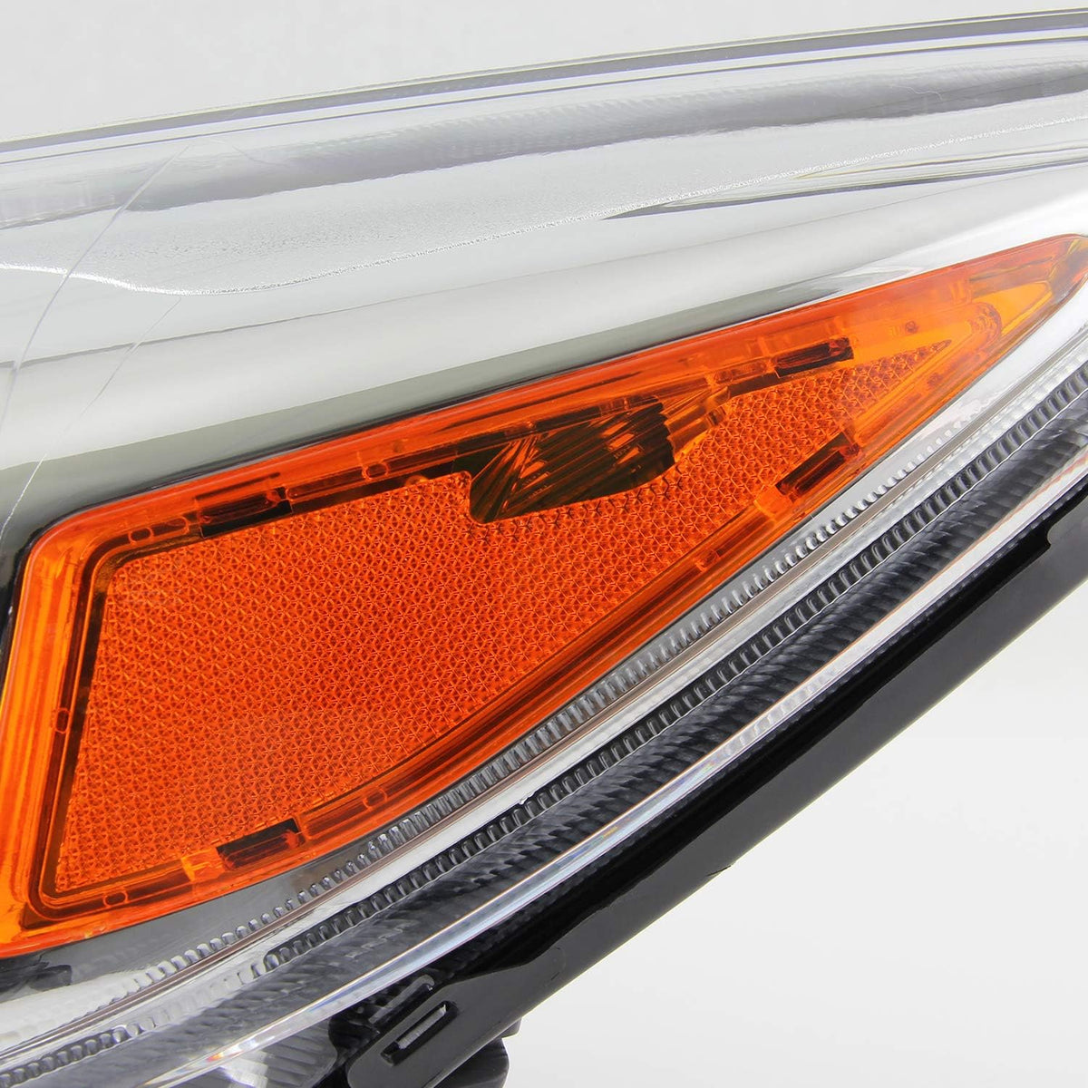 Chrome Bezel Halogen Headlight Driver Left Side E484043