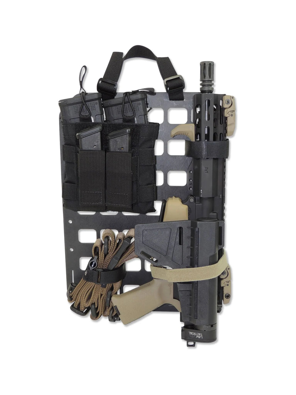 Black 12.25 x 19 Rigid Molle Panel H3563