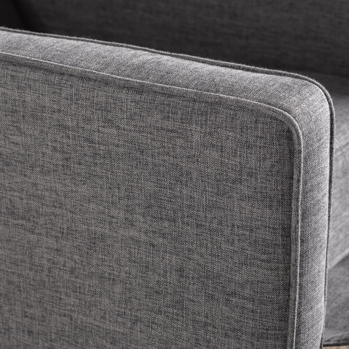 Grey Fabric Recliner U64375