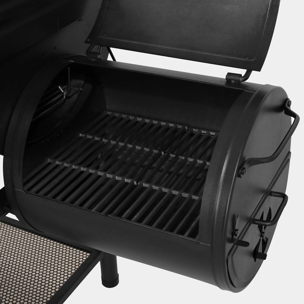 Charcoal Grill and Offset Smoker S906