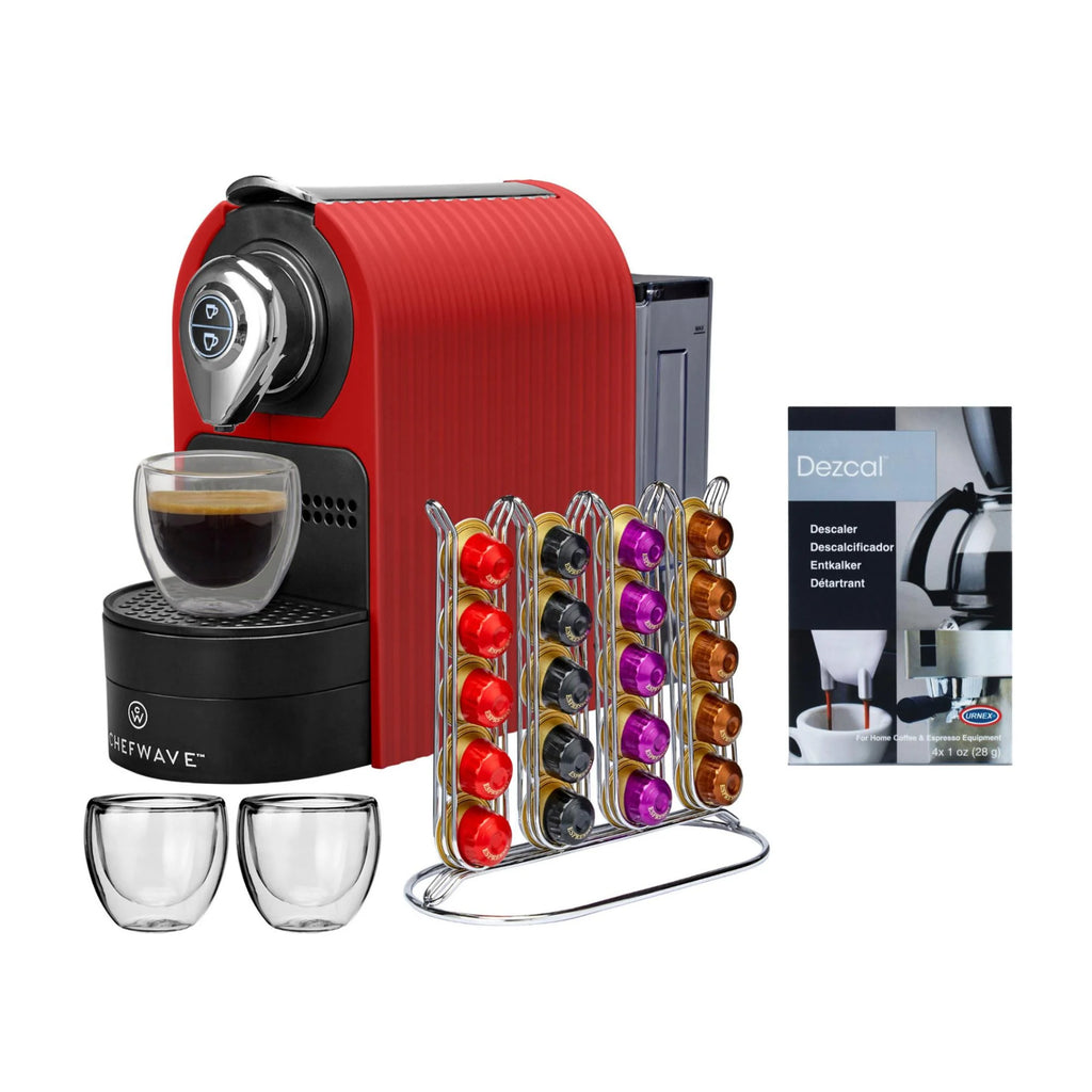 Espresso Machine Capsule Holder and Cups Bundle Z218