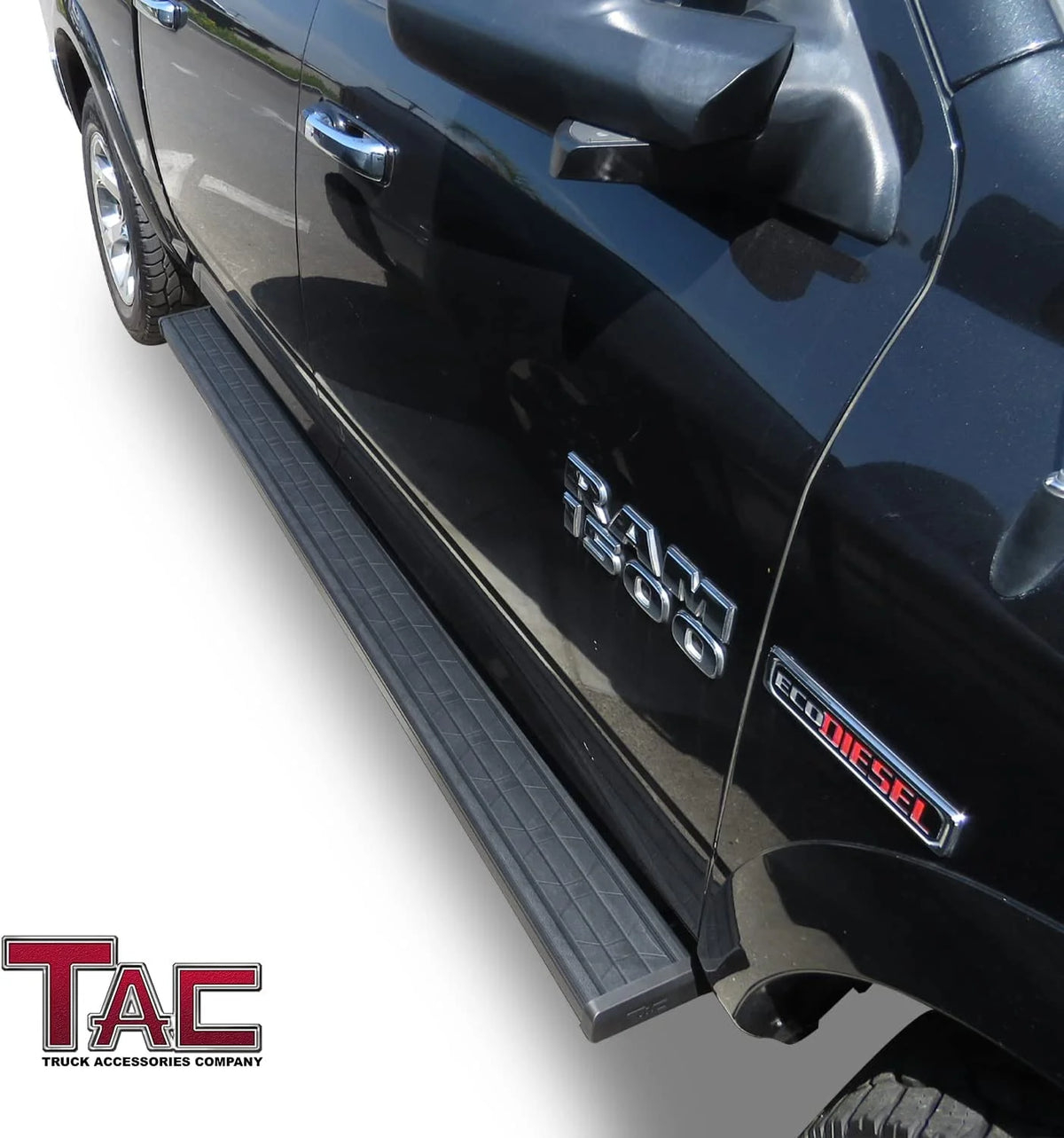 Black 6" Side Step Nerf Bar Truck Accessories 2Pcs T7529