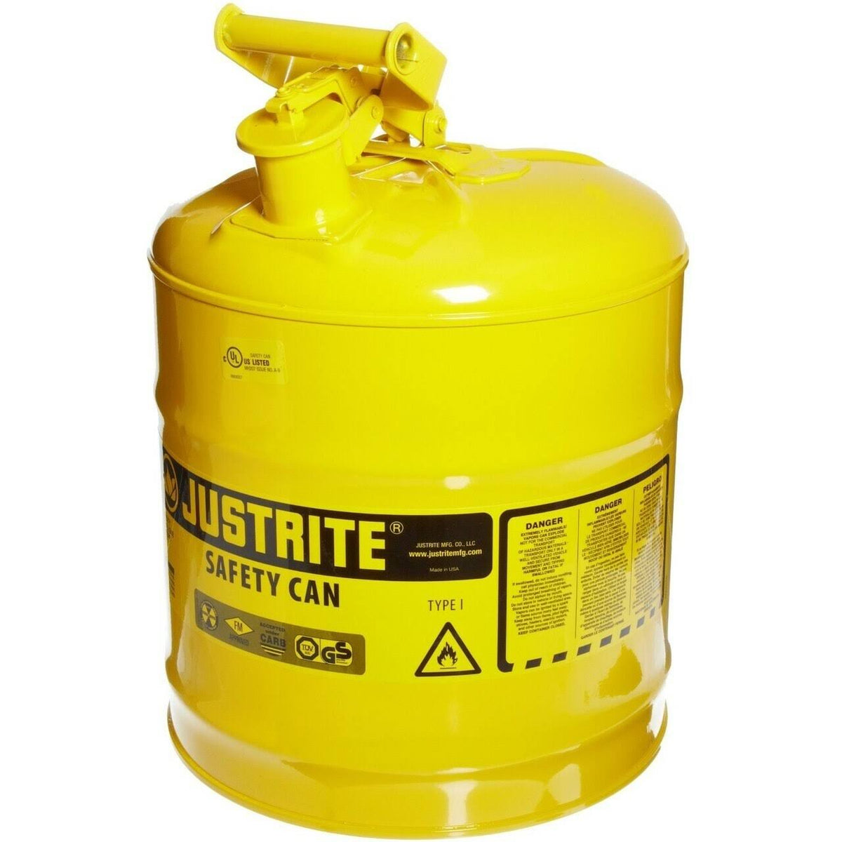 5 Gallon Yellow Type 1 Safety Can F942641