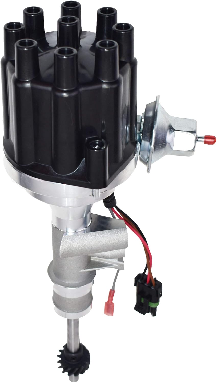 Ready to Run Distributor for Ford Thunderbird Y-Block Tach Drive 272 292 312, Black Cap U291569