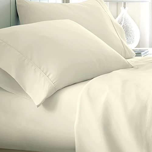 White 1000 Thread Count Cotton Sheets Set 4Pc W32813