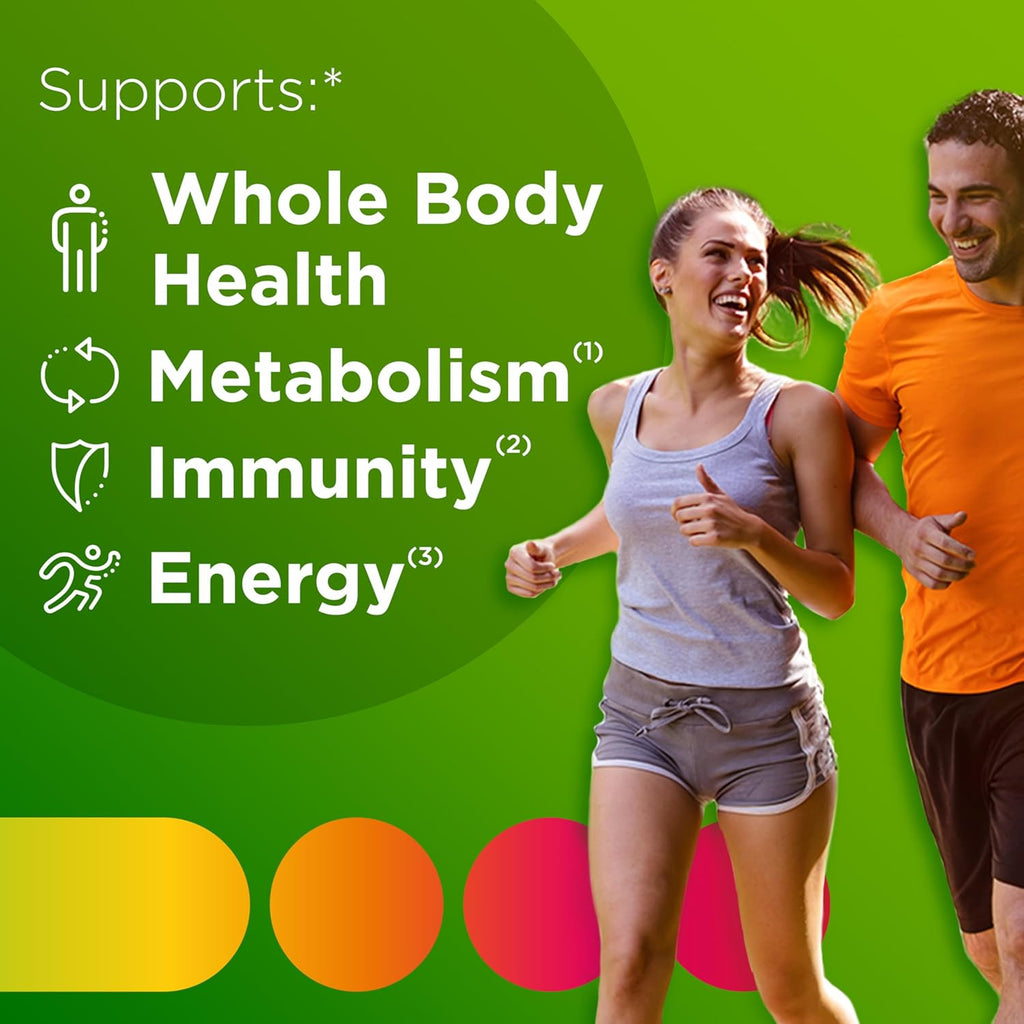 200 Count Adult Multivitamin Supplement with Zinc, Vitamin D3, B Vitamins F4888