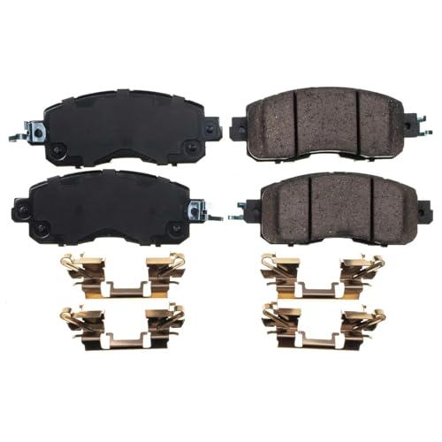 Front Ceramic Brake Pads with Hardware S2849