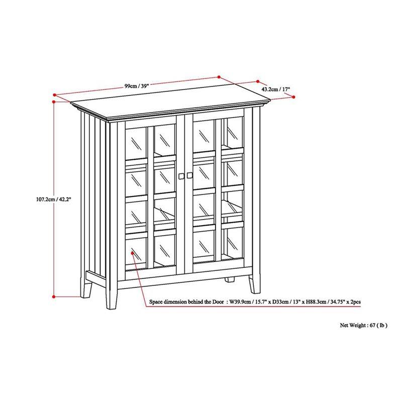 Black Storage Cabinet J99414