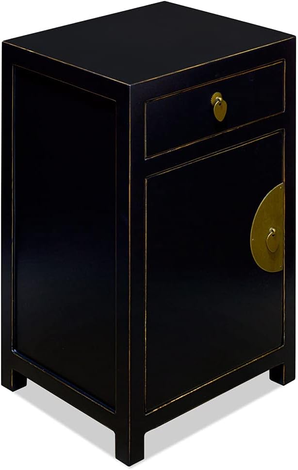 Chinese Elmwood Night Stand Cabinet G357