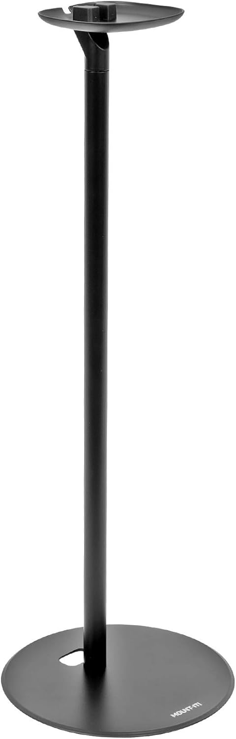 Matte Black Speaker Floor Stand I89016