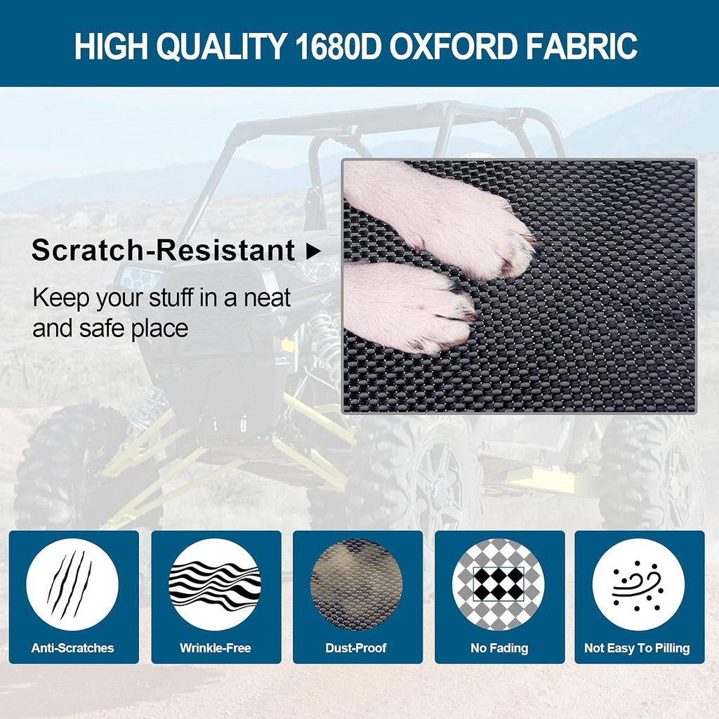 Large Roll Cage Cargo Rear Storage Bag with Reflective Strip S9646