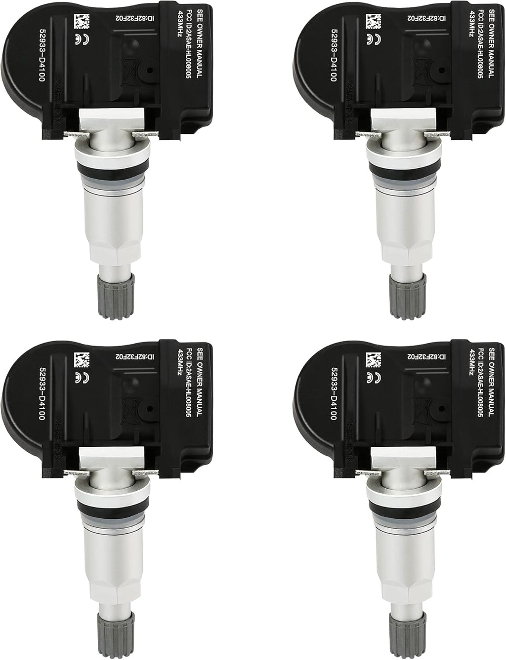 Tire Pressure Sensor 433MHz TPMS Replacement 4PCS N77542
