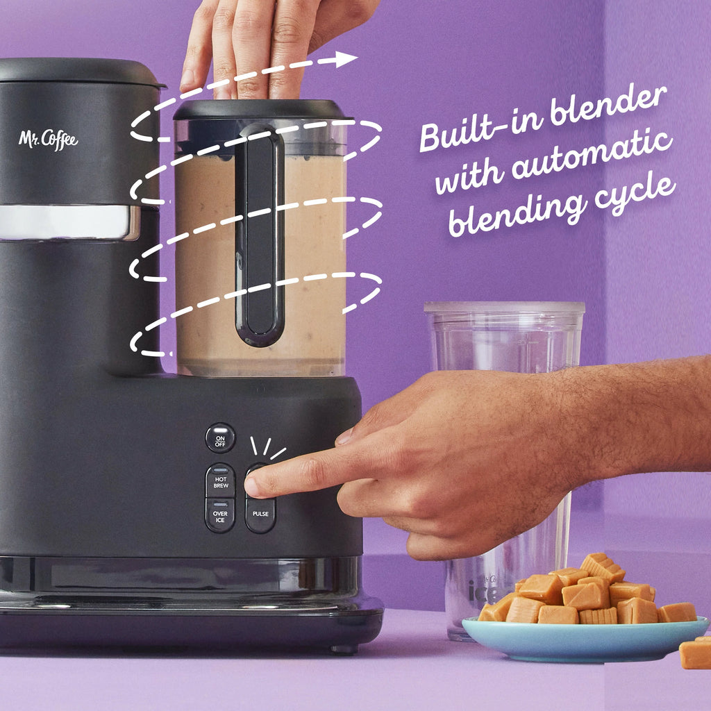 Single Serve Iced Coffee Maker with Blender V481