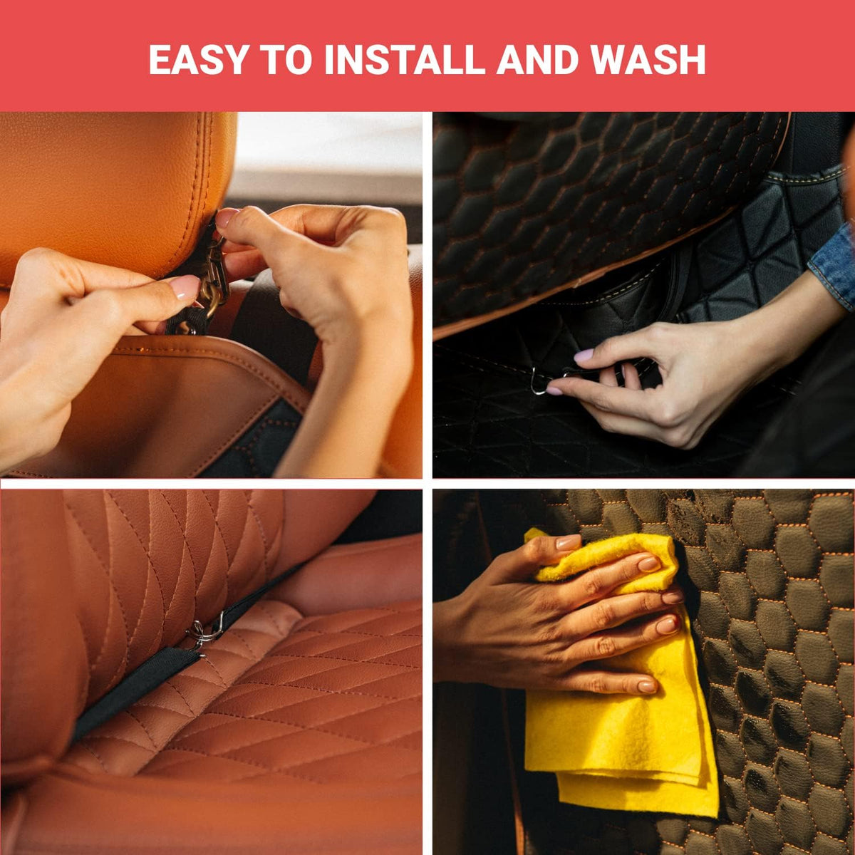 Car Seat Organizer with Storage D13694