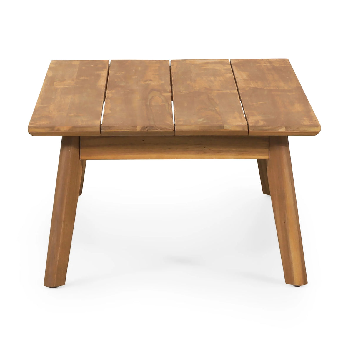 Acacia Wood Loveseat and Coffee Table Set with Cushions M4362