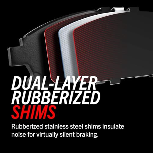 Front Ceramic Brake Pads with Hardware R59758