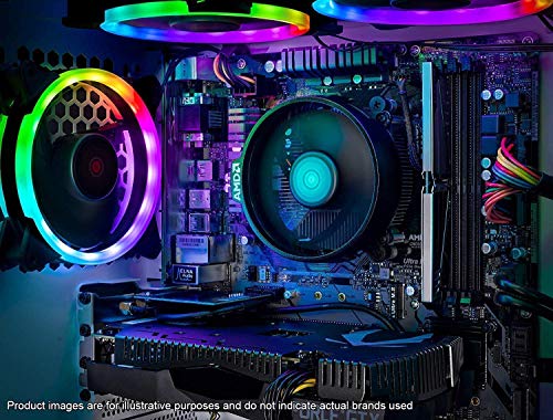 White Gaming Computer PC Desktop with Ryzen 5 3600, GTX 1650 Super 4G, 500GB SSD, 16GB DDR4 I884599