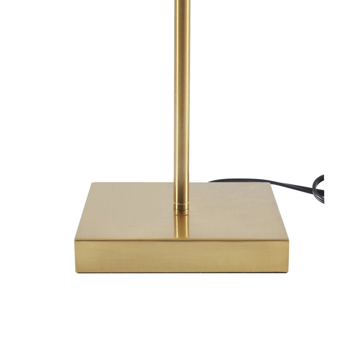 Brass Table Lamp with Pleated Shade F175604