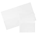 Clear Two Pocket Presentation Folder - 108/pack F601201