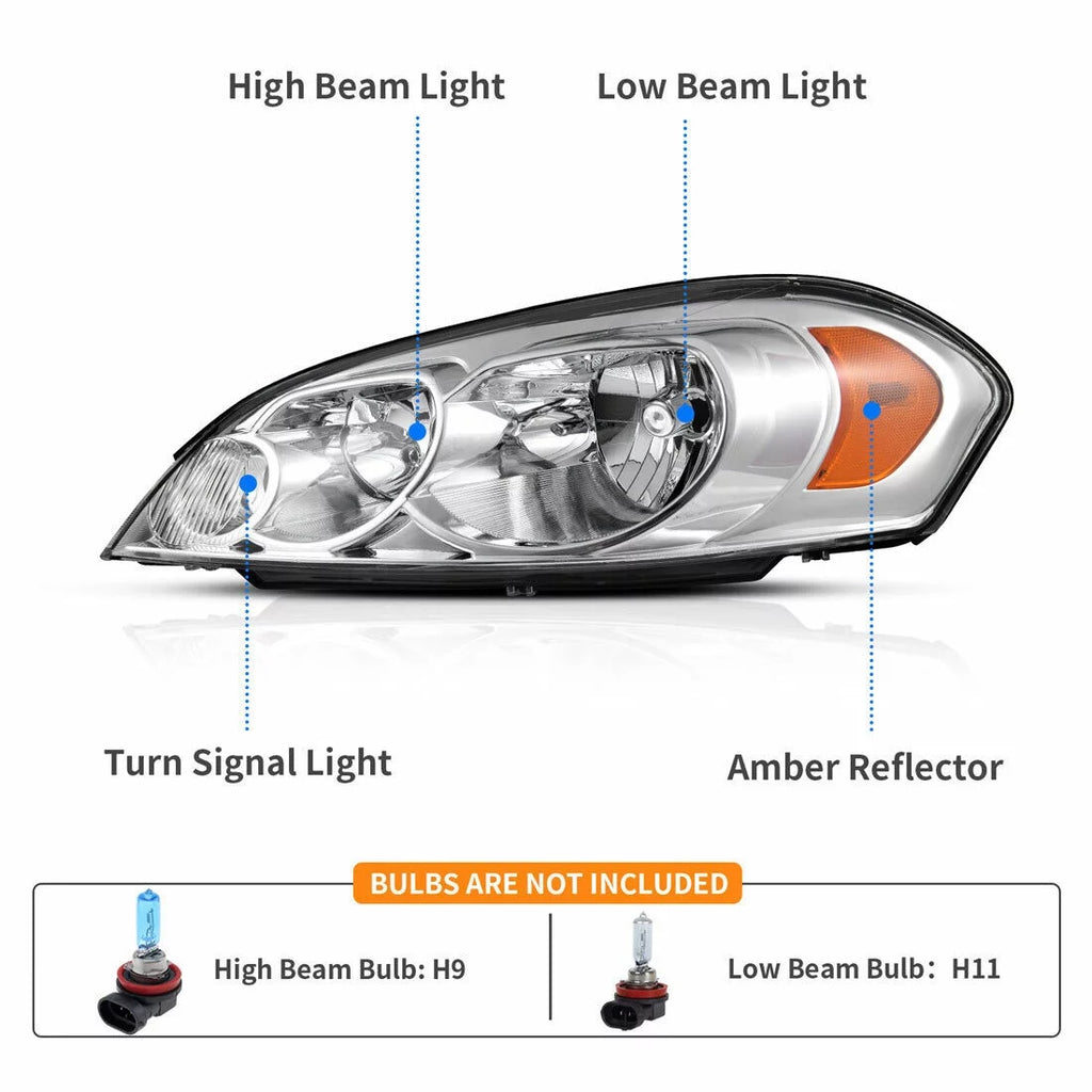 Chrome Headlights Replacement S120366