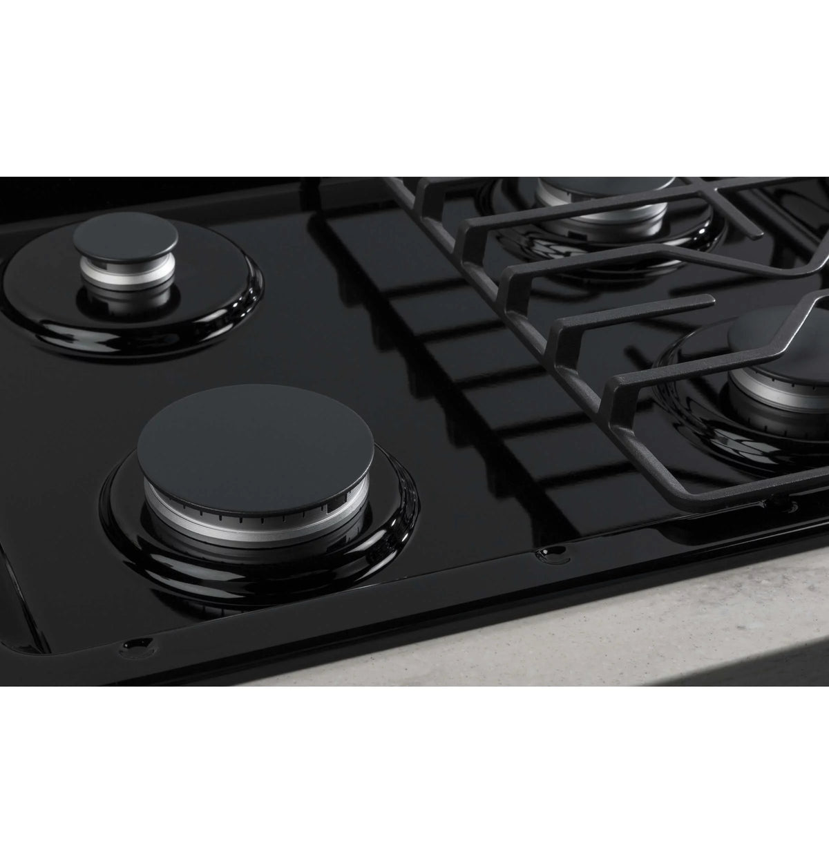 Black 4 Burner Gas Cooktop R277