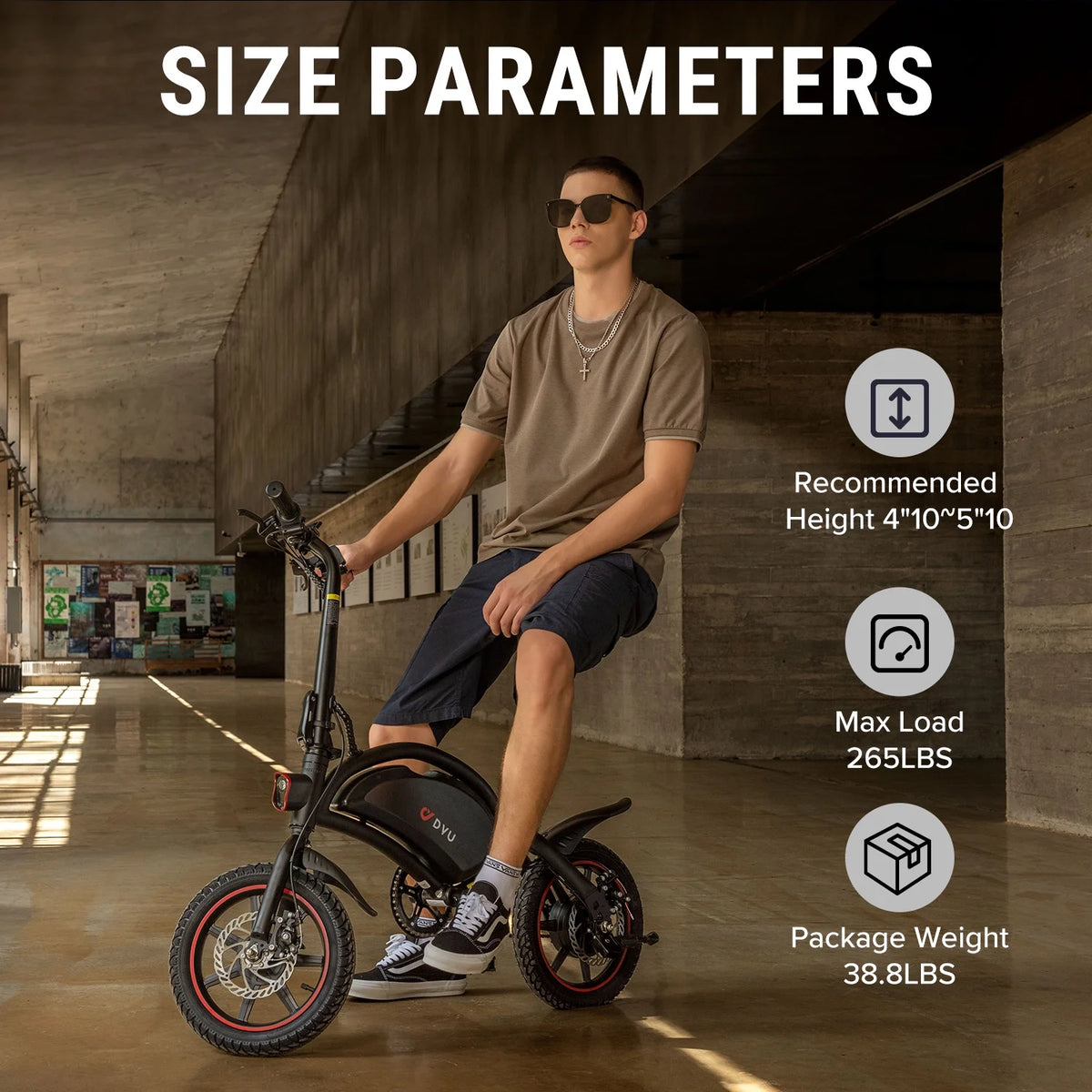 14 Folding Electric Bike 250W 36V 10Ah Pedal-Assist N6339
