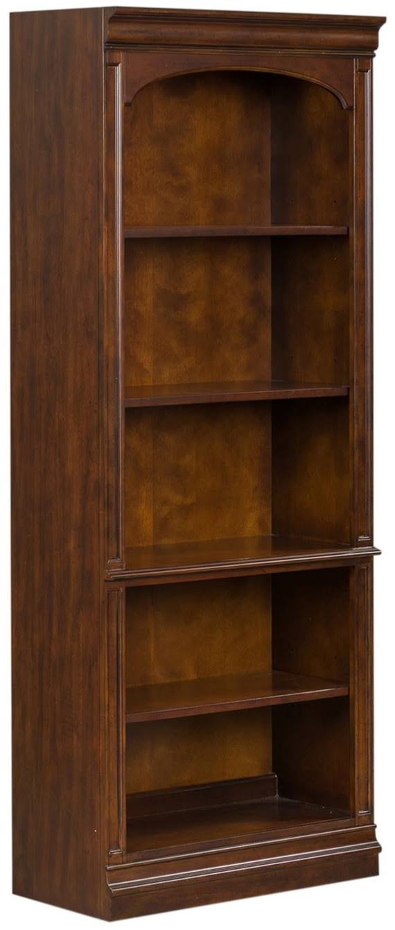 Cognac Open Bookcase W9190