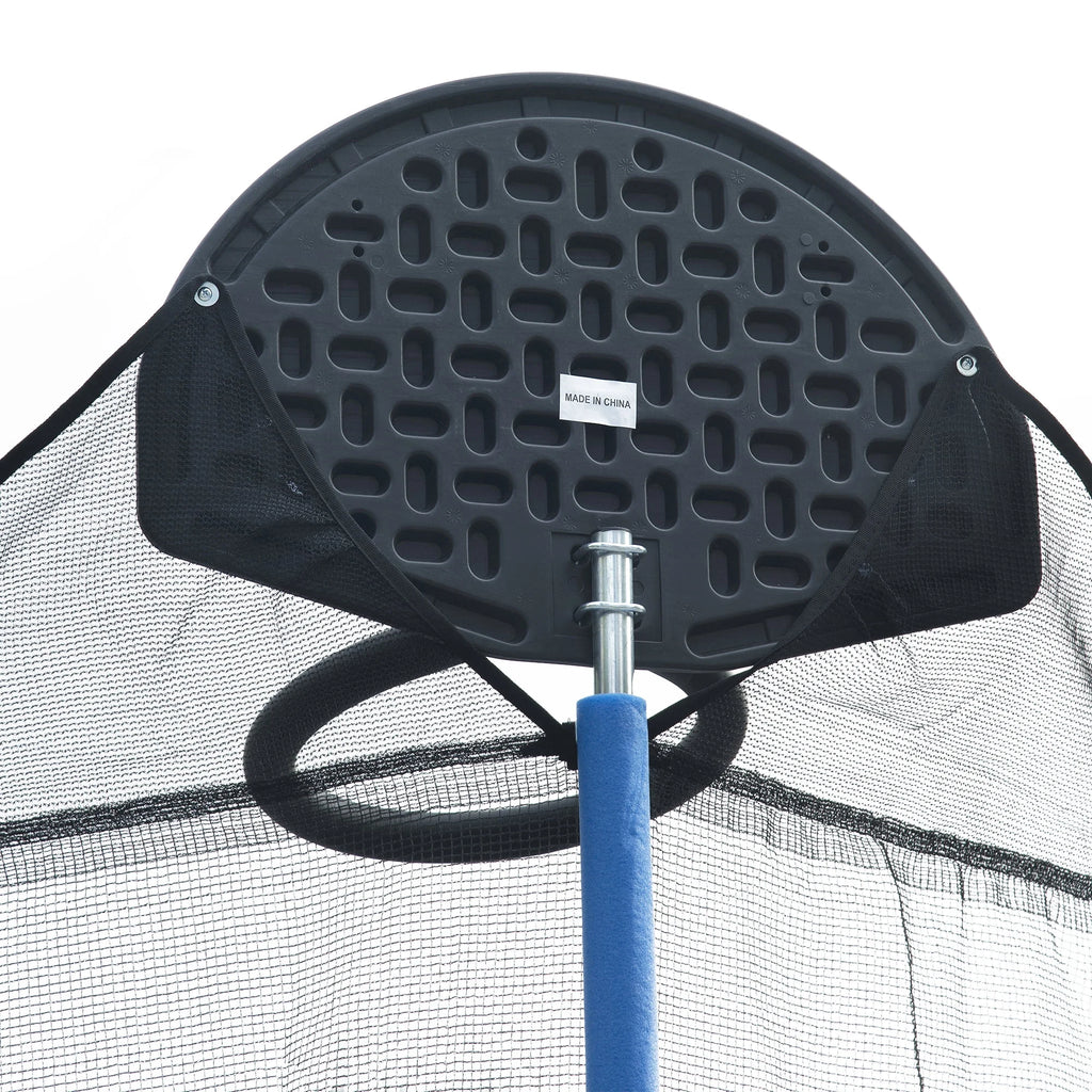 14FT Trampoline with Basketball Hoop, Ladder and Safety Enclosure Net U59931
