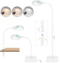3 in1 Flexible Gooseneck Magnifying Floor Lamp with Light and Stand W93948