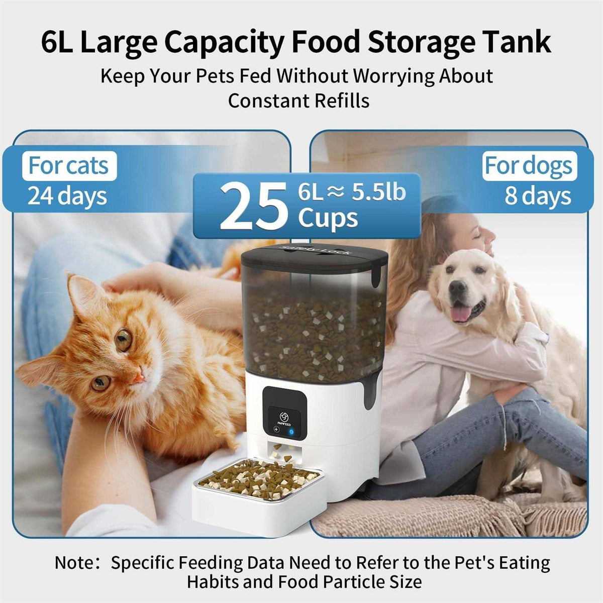 Automatic Cat Feeder with Slow Feeding Mode I9364