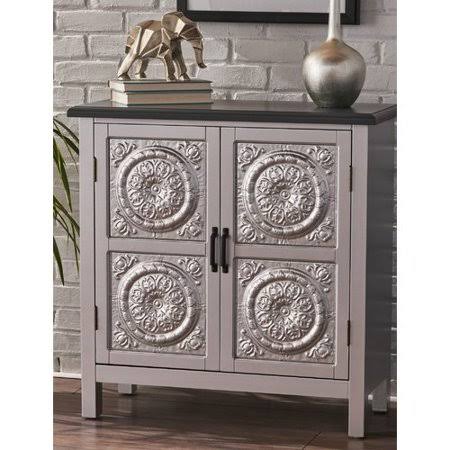 2 Door Wood Accent Cabinet N7445